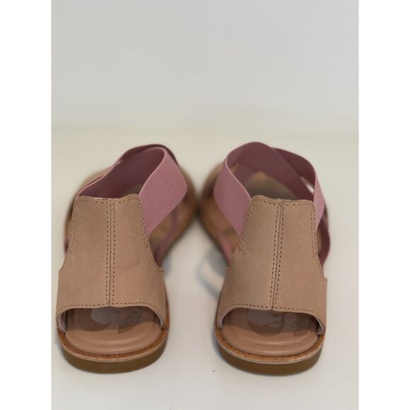 Sorel Ella II Honest Beige Eraser Pink Sandals Size 10 New - Picture 5 of 8
